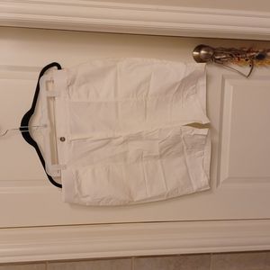 Chico's White Cargo Shorts